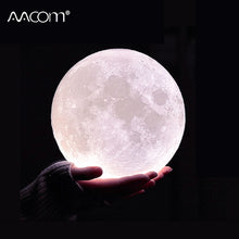 Load image into Gallery viewer, Novelty 3D Print Moon Lamp