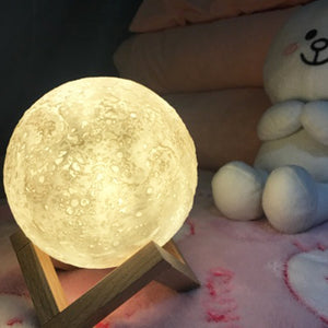 Novelty 3D Print Moon Lamp