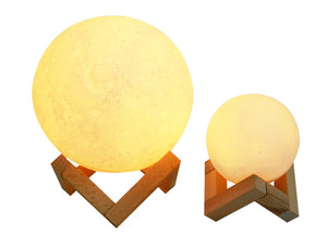 Novelty 3D Print Moon Lamp