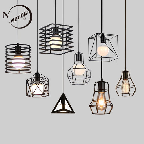 Retro Loft Industrial Iron Hanging Lights